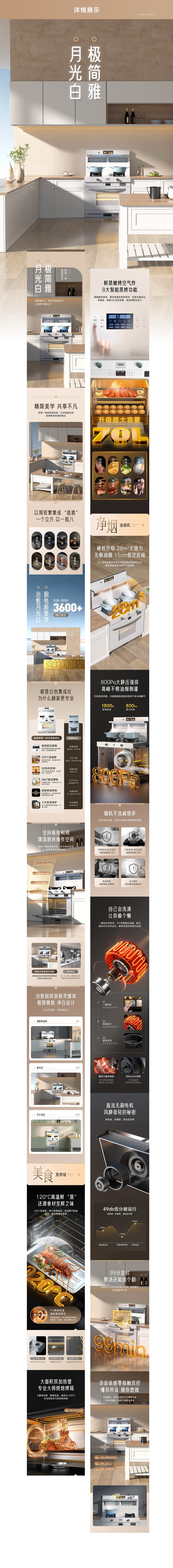 厨房电器详情页完整预览