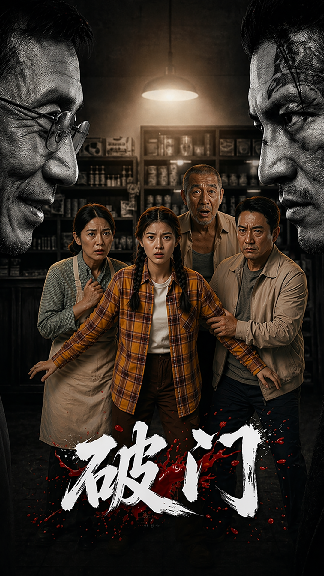 AI 漫剧《破门》海报
