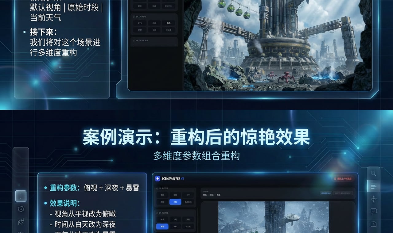 智能场景重构工具界面